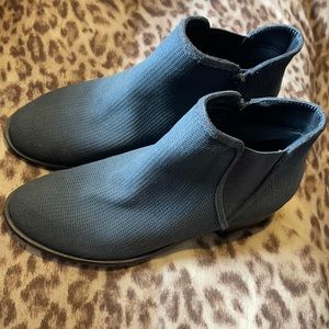 Gray booties